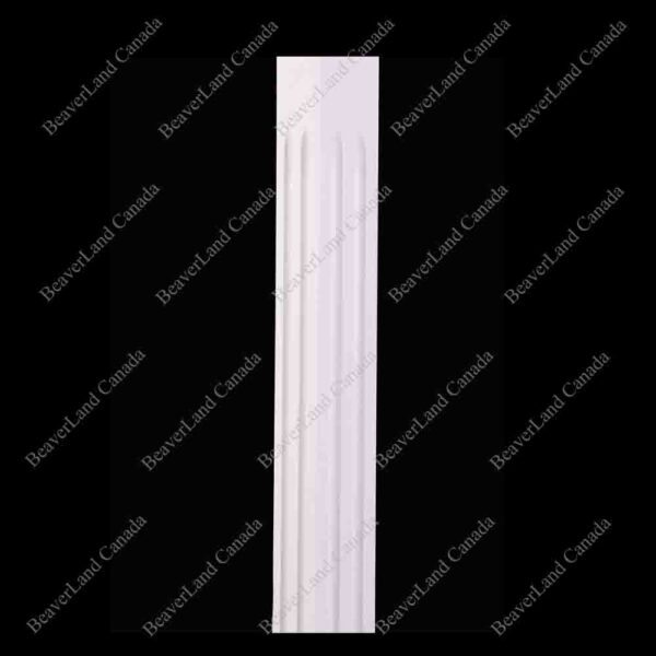 WP100 F1-33 1-1/4'' Fluted Primed White, available in 36'', 39, 42'' - Image 2