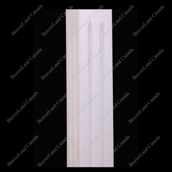 WP100 F1-44 1-3/4'' Fluted Primed White, available in 36'', 39, 42'' - Image 2