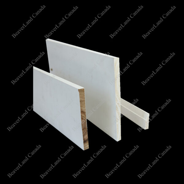 BB103 Flat Baseboard Primed White 7-1/4''*1/2''*12ft - Image 2