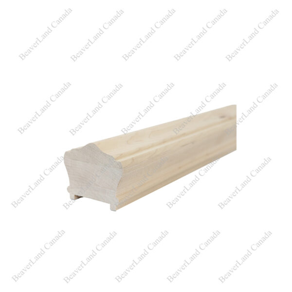 H201 HA 2 1/2''*2 7/8 1 3/4'' Grooved Handrail Maple