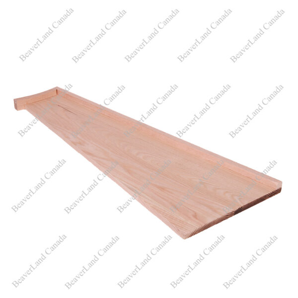 ST101 Standard Pie Shape Square Edge With the Return Open Left Red Oak - Image 3