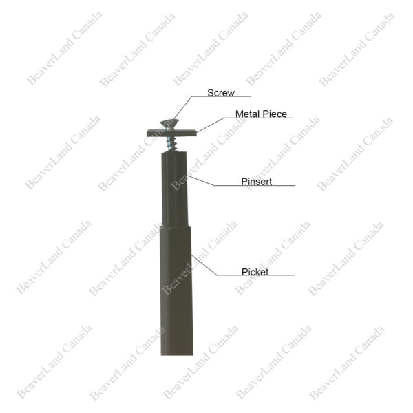 IBS100 Pinsert for 1/2'' Square Baluster - Image 3