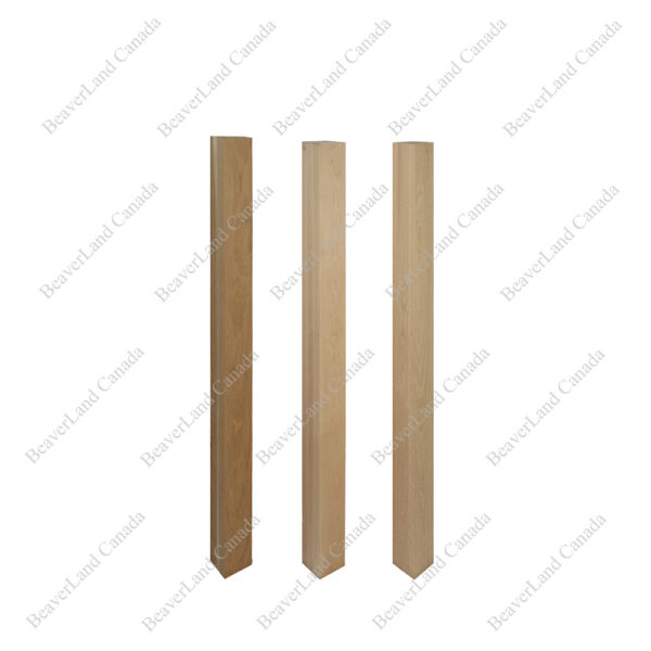 PP303 Pillar Plain Square White Oak - Image 4