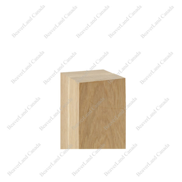 PP303 Pillar Plain Square White Oak - Image 3