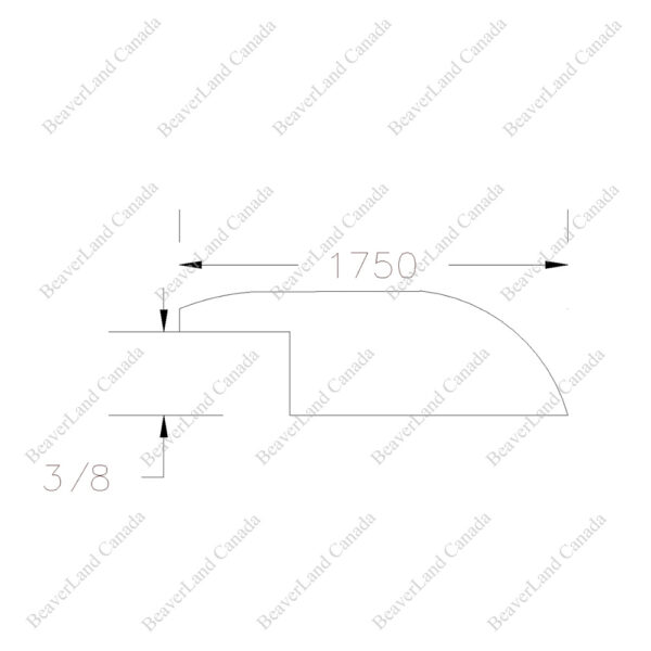 RDC201 Regular Reducer Red Oak 9/16''*12ft - Image 4