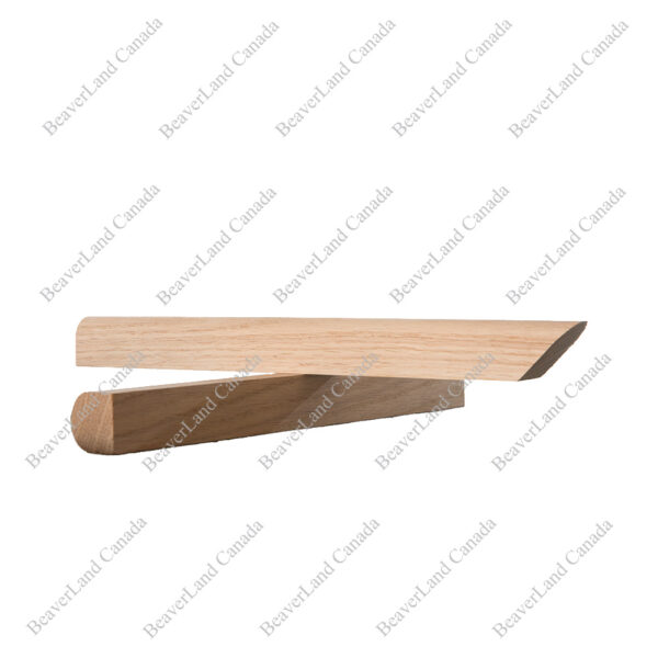 ST401 Round Edge Stair Return Red Oak - Image 2