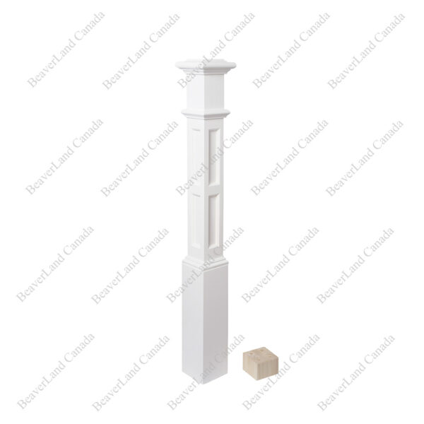 PB301 5097PW 5 3/4''*5 3/4''*53 1/4'' Primed White