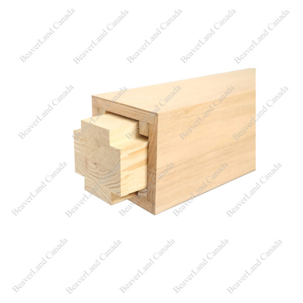 PB101 6291RP Raised Panel 6-1/4''*6-1/4''*55'' Red Oak - Image 7