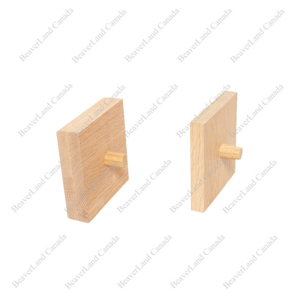 PB101 6291RP Raised Panel 6-1/4''*6-1/4''*55'' Red Oak - Image 4