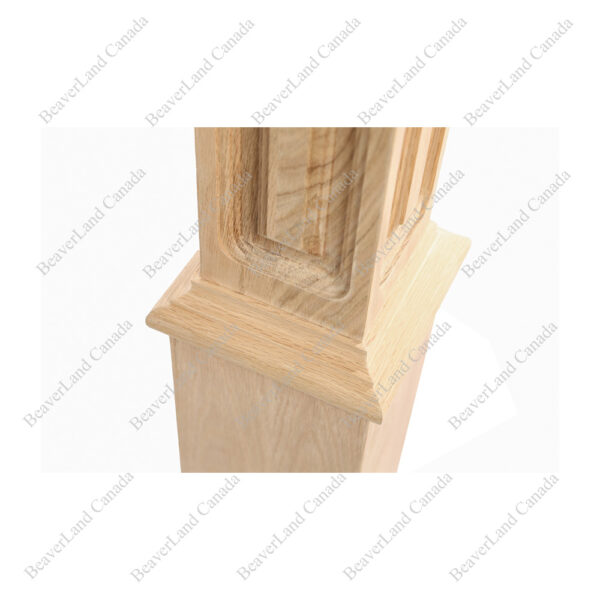 PB101 6291RP Raised Panel 6-1/4''*6-1/4''*55'' Red Oak - Image 3