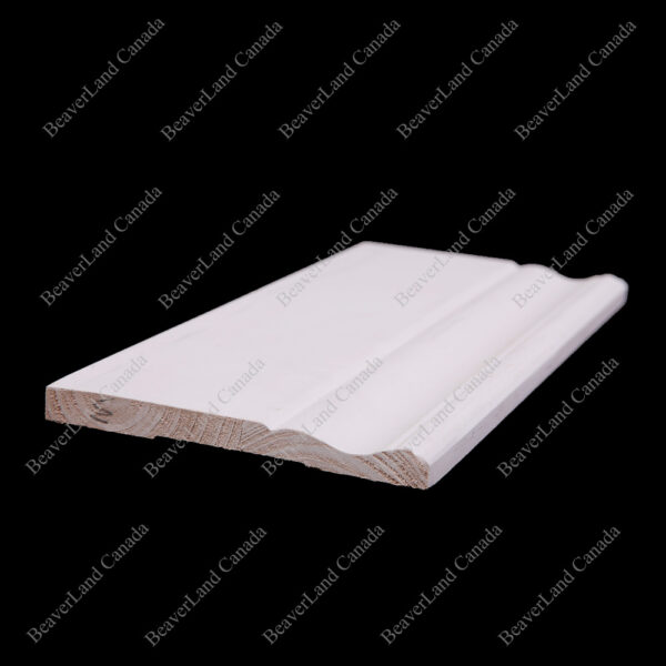 BB101 Colonial Baseboard Primed White 5''*1/2'', Available in 8ft,10ft,12ft - Image 2