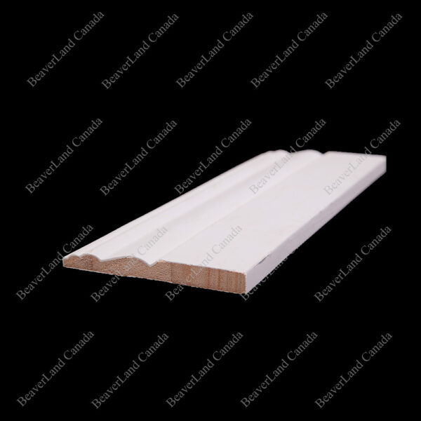 BB101 Colonial Baseboard Primed White 4''*1/2'', Available in 8ft,10ft,12ft - Image 2