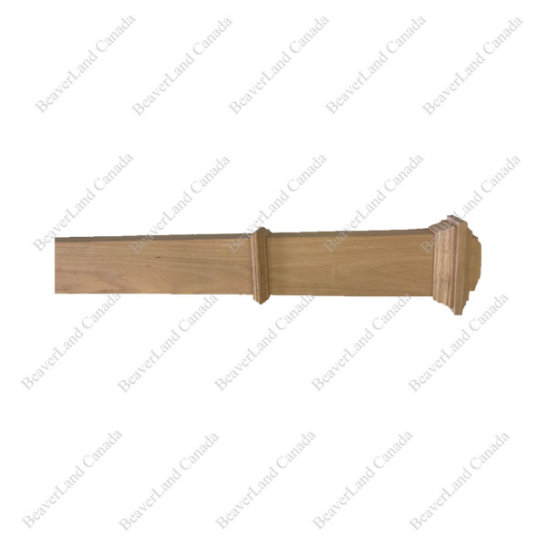 HPF100 F0 Plain 3 1/2”*48” Half Post Red Oak - Image 3