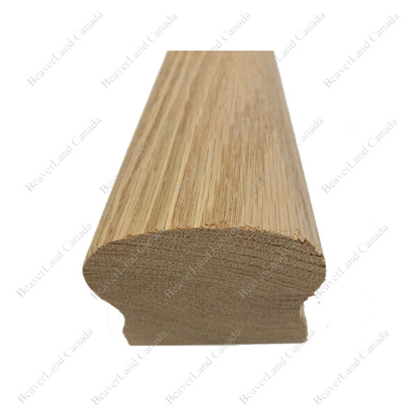 H101 HD 2 3/4''*2 5/16'' Flat Handrail Red Oak - Image 4