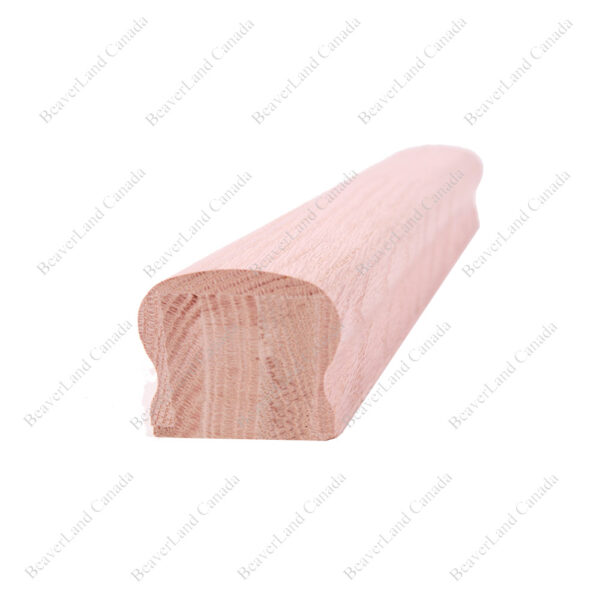 H101 HD 2 3/4''*2 5/16'' Flat Handrail Red Oak - Image 2