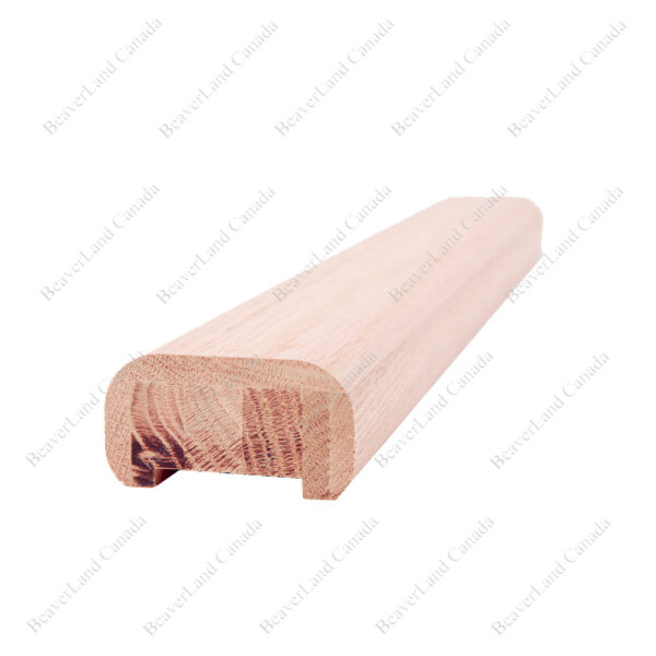 H101 HE 3''*1 5/8  1-3/4''Grooved Handrail Red Oak