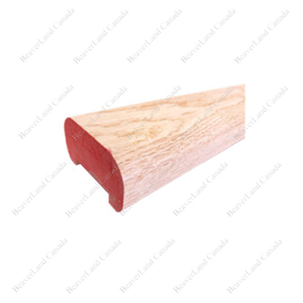 H101 HE 3''*1 5/8  1-3/4''Grooved Handrail Red Oak - Image 2