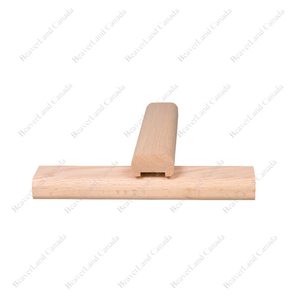 H101 HE 3''*1 5/8  1-3/4''Grooved Handrail Red Oak - Image 3