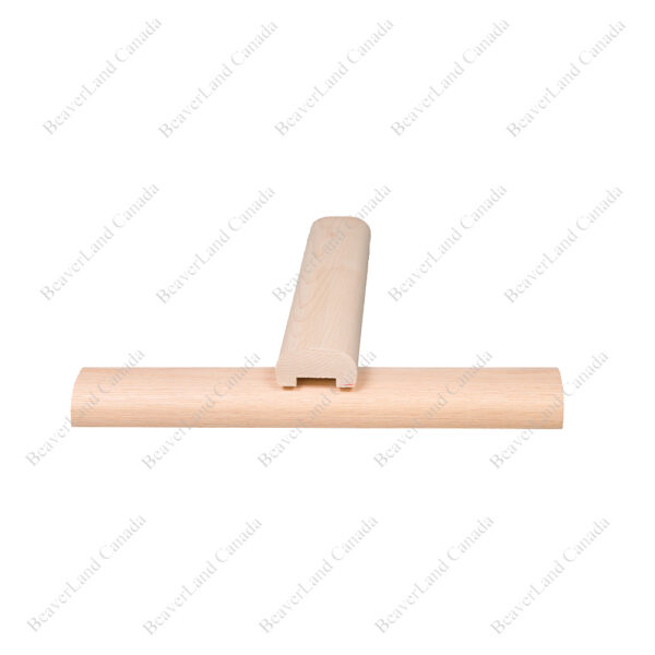 H201 HF 2 5/8''*1 5/16'' 1 1/4'' Grooved Handrail Maple - Image 3