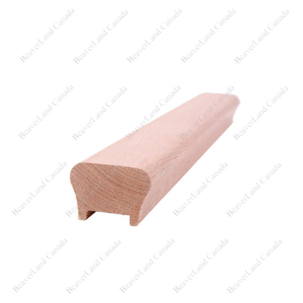 H101 HG 1 25/32''*2 1/2 1 1/4'' Grooved Handrail Red Oak