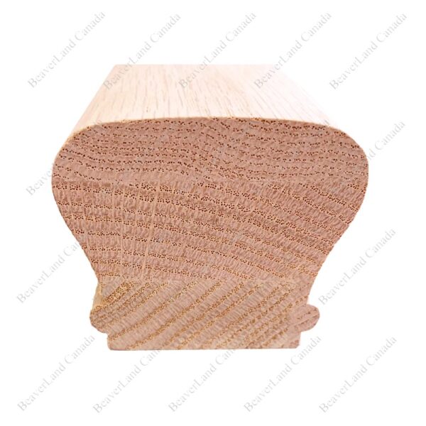 H101 HK 2 3/8''*2 1/8'' Flat Handrail Red Oak - Image 4