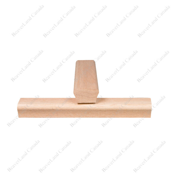 H101 HR 3''*1 25/32'' Flat Handrail Red Oak - Image 3