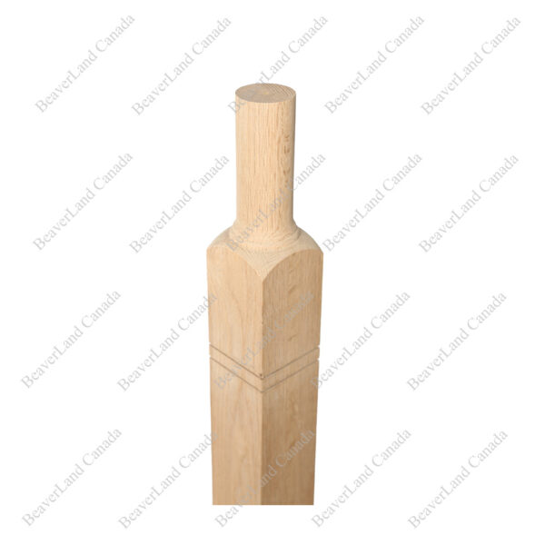 NM101 1210 Pin-Top Newel Post 2 3/4”*2 3/4”*44” Red Oak - Image 2