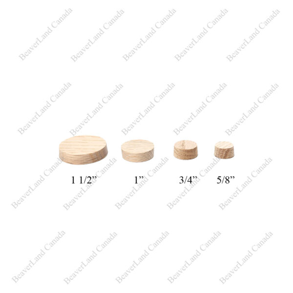 ACC201 Wooden Plug 3/8''*3/8'' Red Oak - Image 2