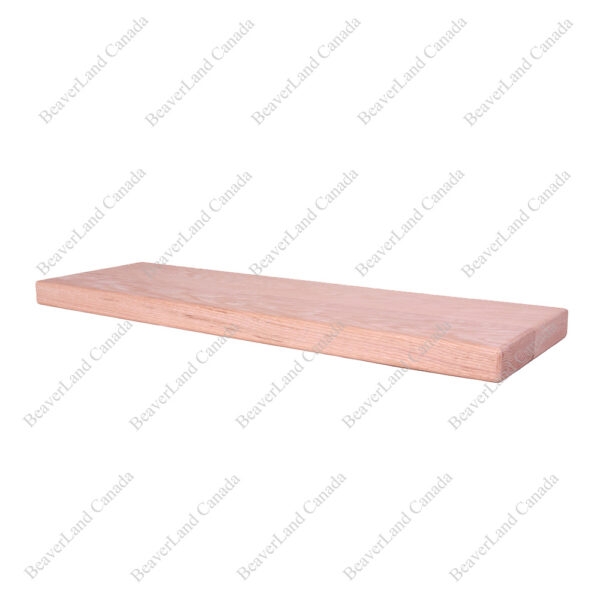 Special Order Open Riser 48''*12''*1 3/4'' Front Beveled 1/4'' Red Oak - Image 2