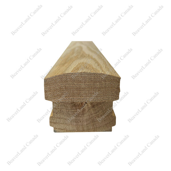 H101 HM 2 3/8''*2 1/16'' Flat Handrail Red Oak - Image 2