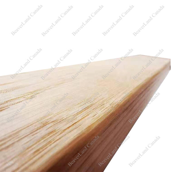 H101 HS 2 7/8''*1 5/8'' #2 Flat Handrail Solid Red Oak - Image 3