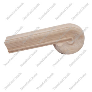 H HA-31 Straight Ending Cap Red Oak