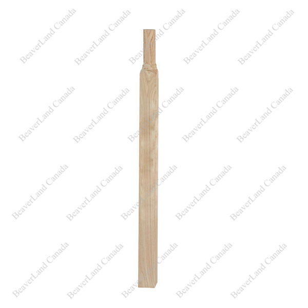 NMRT101 1260 Pin-Top Newel Post Plain (Round Head) 2 3/4''*2 3/4''*44'' Red Oak