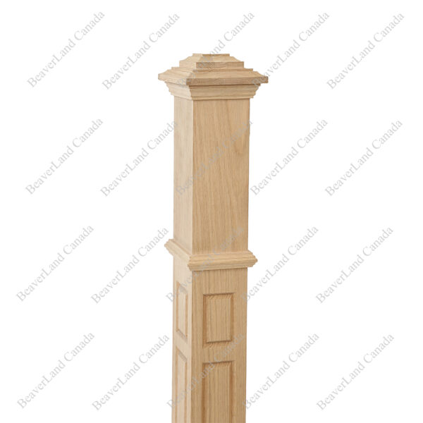 PF108 F8 Fluted 3'', 3-1/2'' Red Oak - Image 3