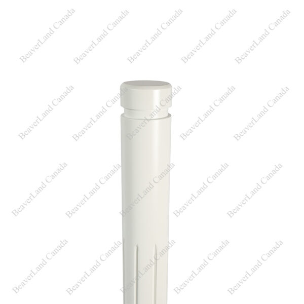 PM501 S1 1500PW Round Post 4”*4”*’48” Primed White - Image 2