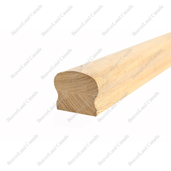 H101 HD 2 3/4''*2 5/16'' Flat Handrail Red Oak