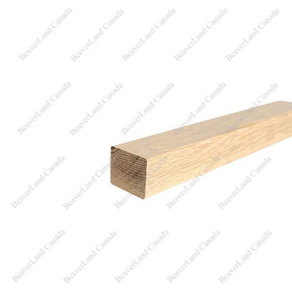 H301 HS 2 1/4''*1 3/4'' #1 Flat Handrail Solid White Oak