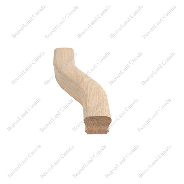 F102 HK-22 S Shape 3'' Left Red Oak