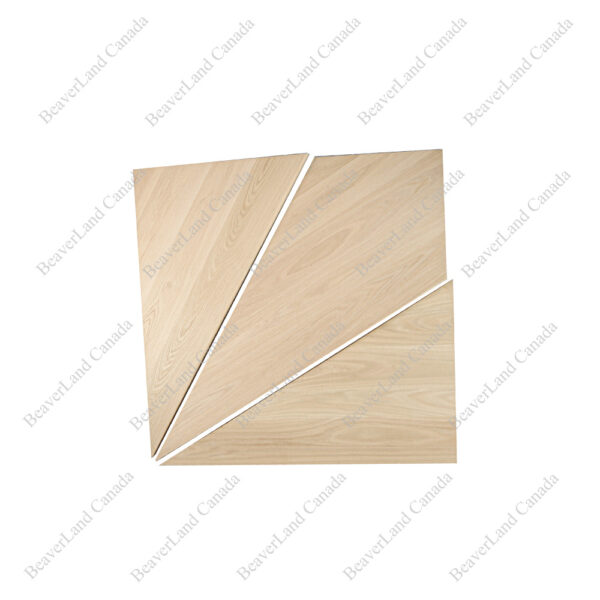 ST101 Set of the Triangle and Rhombus Square Edge Left Turn Red Oak