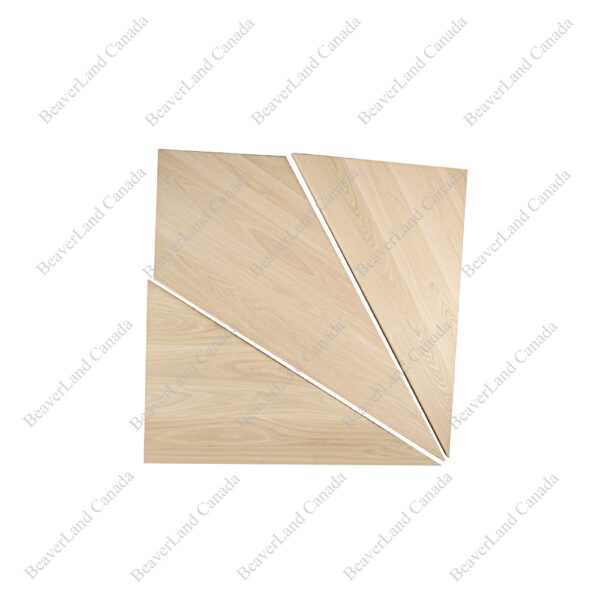 ST101 Set of the Triangle and Rhombus Square Edge Right Turn Red Oak