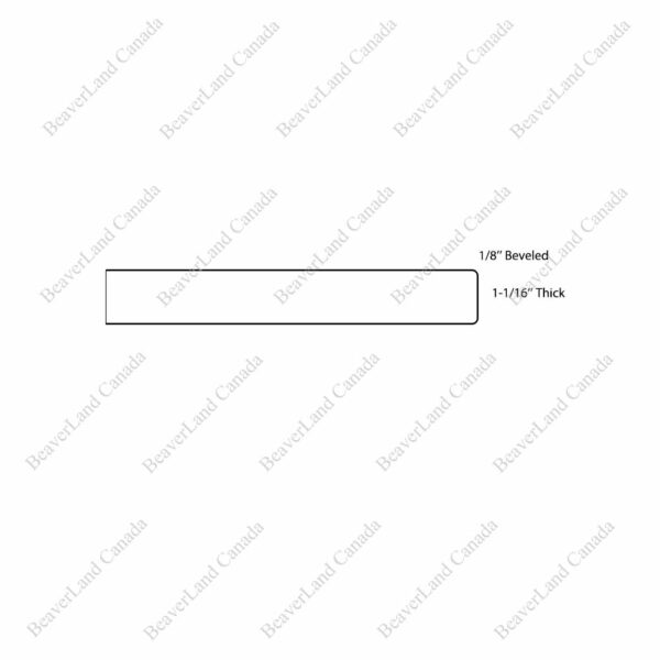 ST103 Set of the Triangle and Rhombus Square Edge without Return Right Turn Red Oak - Image 3