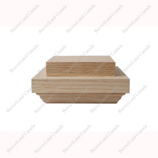 PC104 Post Cap BN5 Series 3 1/2” Red Oak