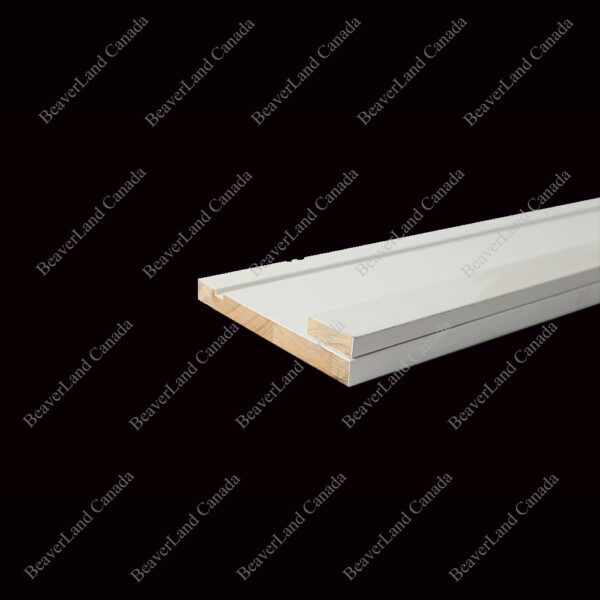 BB104 Groove Baseboard Primed White 5''*1/2'', Available in 8ft,10ft,12ft - Image 3