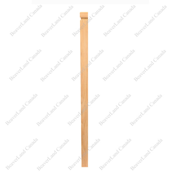 HPM101 1260 Plain 3 1/2”*48” Half Post Red Oak