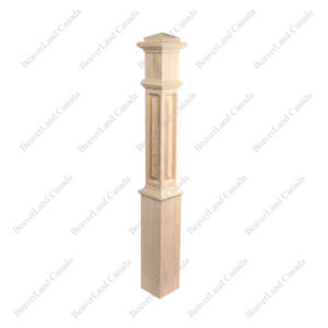 P 6291RP Raised Panel 6-1/4''*6-1/4''*55'' Red Oak