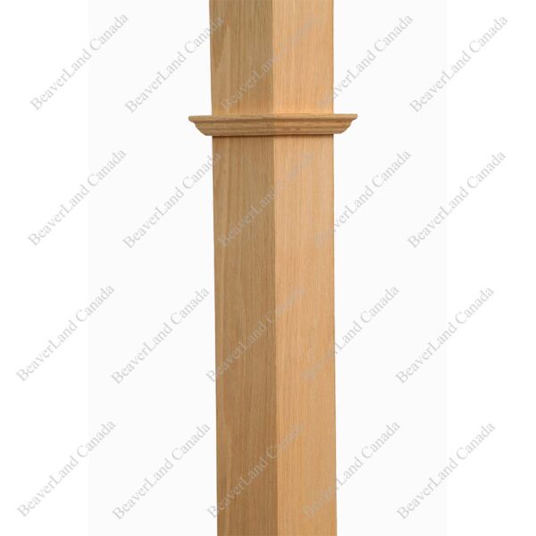 PM102 BN3-52P Plain 3 1/2''*3 1/2''*52” Red Oak - Image 2