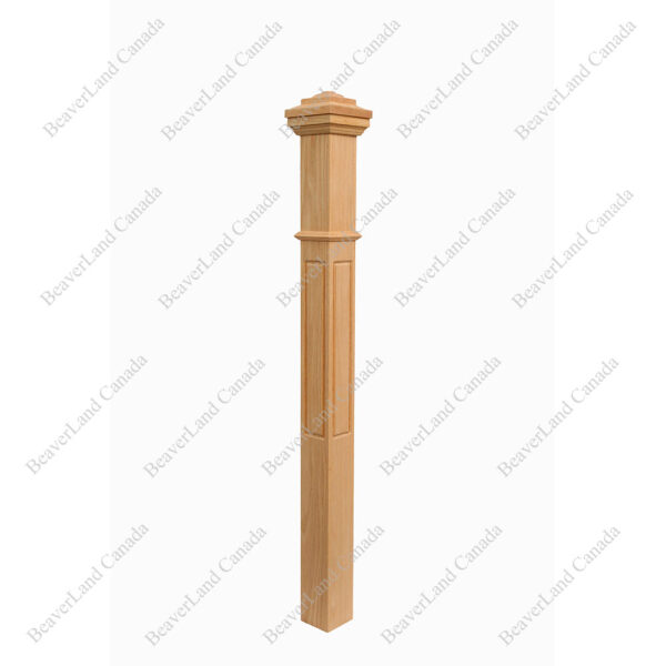 PM102 BN3-48SR 3 1/2''*3 1/2''*48” Red Oak