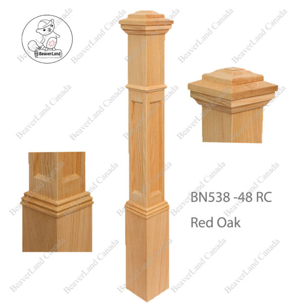 PM102 BN538-48 RC 5 3/8''*5 3/8''*48” Red Oak - Image 6