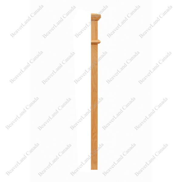 HPM103 F1260 Plain 3 1/2”*48” Half Post Red Oak