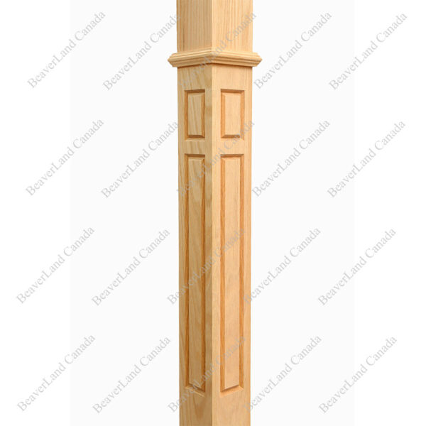 PF108 F8 Fluted 3'', 3-1/2'' Red Oak - Image 6